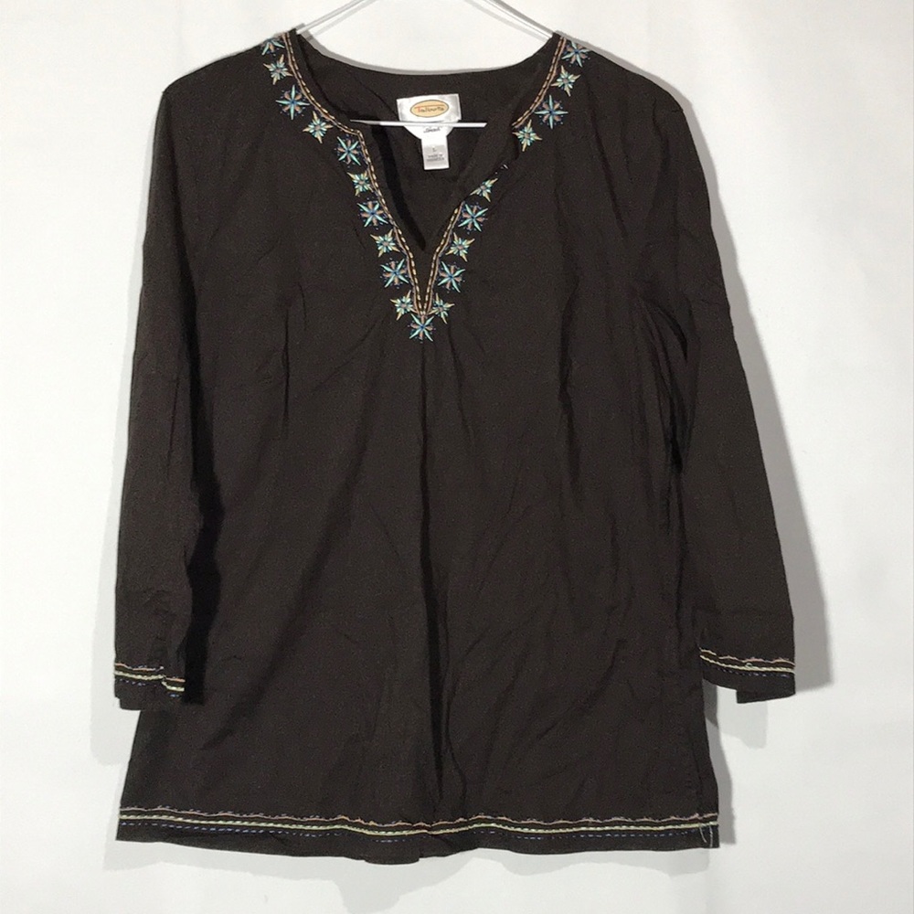 Talbots Hobo Top Large Bohemian Look